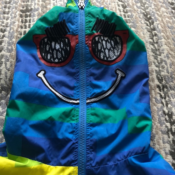 Volcom monster zip up raincoat XS 7/8 - Picture 3 of 6